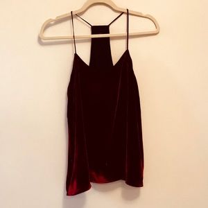 Tibi velvet tank